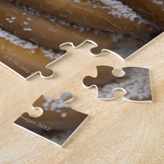 Große Brezels des New Yorker Straßenverkäufers Puzzle (Seite)