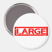 Große Briefmarke Magnet (Vorderseite/Rückseite)