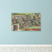 Große Briefszenen - Berkeley Springs, WV Leinwanddruck (Insitu (Holzboden))