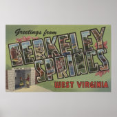 Große Briefszenen - Berkeley Springs, WV Poster (Vorne)