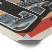 Große Briefszenen - Carolina Beach, NC Poster (Ecke)