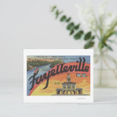 Große Briefszenen - Fayetteville, NC Postkarte (Stehend Vorderseite)