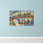 Große Briefszenen - Morehead City, NC Leinwanddruck (Insitu (Holzboden))