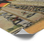 Große Briefszenen - Morehead City, NC Poster (Ecke)