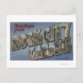 Große Briefszenen - Rock City Gardens, TN Postkarte (Vorderseite)