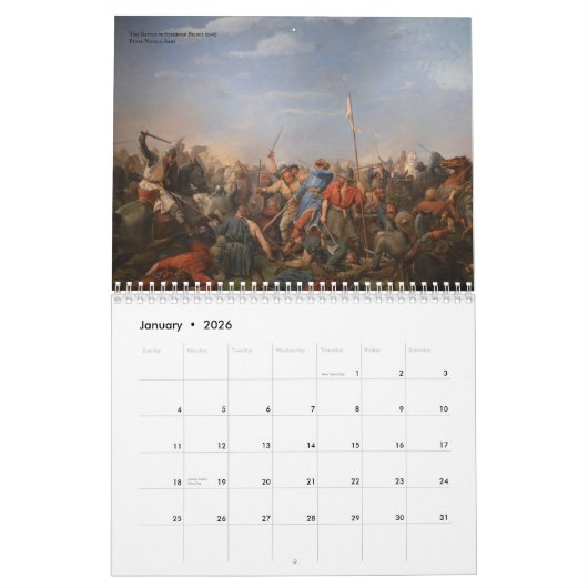 Große britische Schlachten Kalender (Jan 2026)