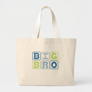 GROSSE BRO - Bruder-Block-Beschriftung Jumbo Stoffbeutel