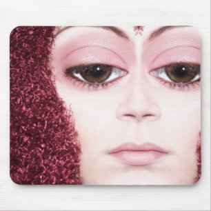 Große Brown-Augen Mousepad