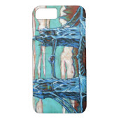 Große Brücke in einer Fantasiestadt Case-Mate iPhone Hülle (Rückseite)