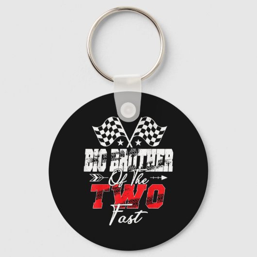 Große Brüder der beiden schnellen zweiten Geburtst Schlüsselanhänger (Vorderseite)