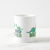 Große Bruder Dinosaurier Cartoon Geschwister Kaffeetasse (Mittel)