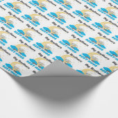 Große Brüder geben die besten Hugs - Bunny Moon Geschenkpapier (Ecke)