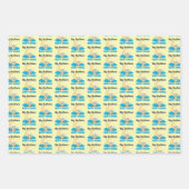 Große Brüder geben die besten Hugs - Bunny Moon Geschenkpapier Set (Vorderseite 2)