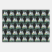 Große Brüder sind Schnee viel Spaß - Holiday Snowm Geschenkpapier Set (Vorderseite)