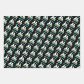 Große Brüder sind Schnee viel Spaß - Holiday Snowm Geschenkpapier Set (Vorderseite 3)