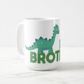 Große Bruderankündigung, Dinosaurier-Brüder Kaffeetasse (Vorderseite Links)