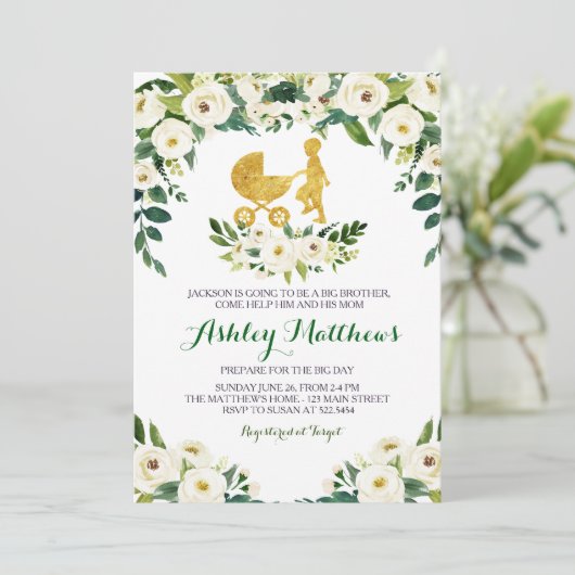 große Bruderbrause Einladung (Stehend Vorderseite)