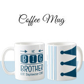 Große Bruderinitiativen est. Monatsblauer Kaffeetasse