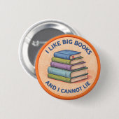 Große Bücher Button (Vorne & Hinten)