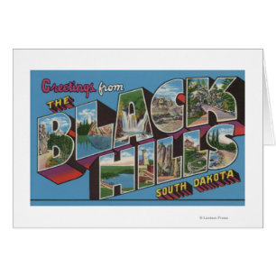 Große Buchstabe-Szenen - Black Hills, Sd