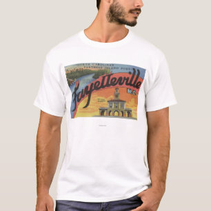 Große Buchstabe-Szenen - Fayetteville, NC T-Shirt
