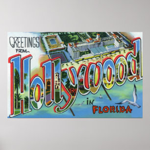 Große Buchstabe-Szenen, Grüße von 4 Poster