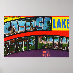 Große Buchstabe-Szenen, Grüße von 5 Poster