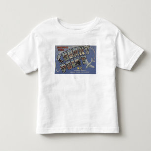 Große Buchstabe-Szenen - Kirschpunkt, NC Kleinkind T-shirt