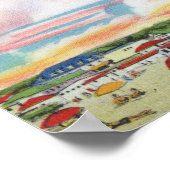 Große Buchstabenszenen, Gruß aus Poster (Ecke)