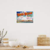 Große Buchstabenszenen, Gruß aus Poster (Küche)