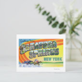 Große Buchstabenszenen - Gruß aus Postkarte (Stehend Vorderseite)