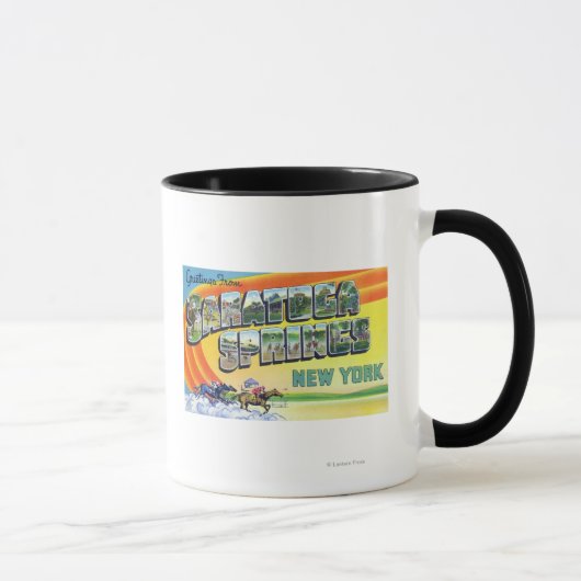 Große Buchstabenszenen - Gruß aus Tasse (Rechts)