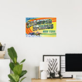 Große Buchstabenszenen - Grüße von 2 Poster (Heimbüro)