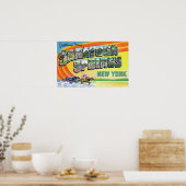 Große Buchstabenszenen - Grüße von 2 Poster (Küche)