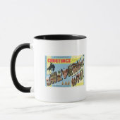 Große Buchstabenszenen, Grüße von 2 Tasse (Links)