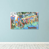 Große Buchstabenszenen, Grüße von 5 Leinwanddruck (Insitu (Holzboden))