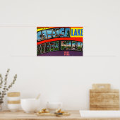 Große Buchstabenszenen, Grüße von 5 Poster (Küche)