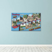 Große Buchstabenszenen - Schwarze Hügel, SD Leinwanddruck (Insitu (Holzboden))