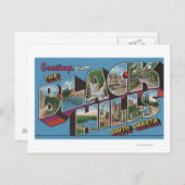 Große Buchstabenszenen - Schwarze Hügel, SD Postkarte (Vorne/Hinten)