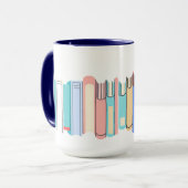 Große Buchstapel Tasse (Vorderseite Links)