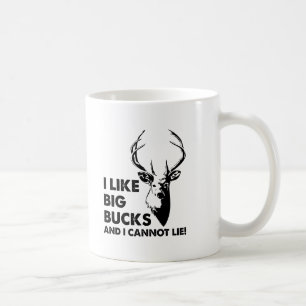Große Bucks Lustiger Becher Kaffeetasse