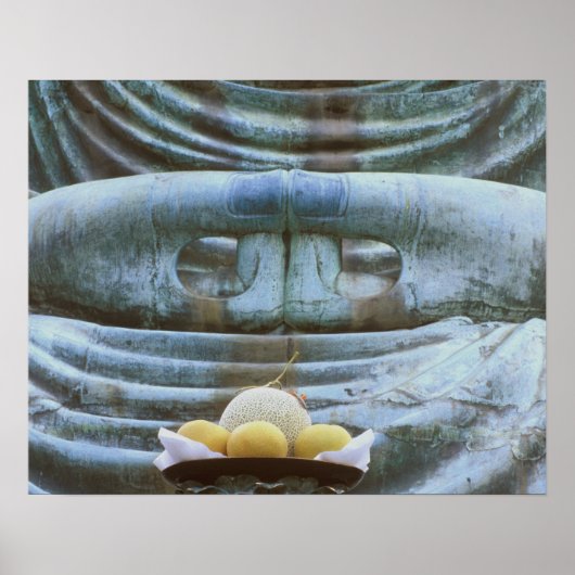 Große Buddha-Detail, Kotokuji-Tempel, Kamakura, Poster (Vorne)