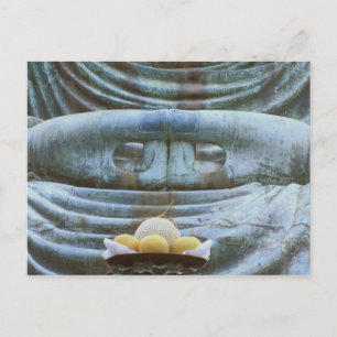 Große Buddha-Detail, Kotokuji-Tempel, Kamakura, Postkarte
