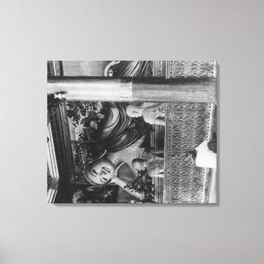 Große Buddha-Statue in Thailand Fotografie Leinwanddruck (Vorderseite)