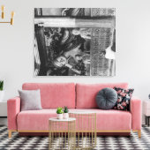 Große Buddha-Statue in Thailand Fotografie Leinwanddruck (Insitu (Wohnzimmer))