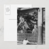 Große Buddha-Statue in Thailand Postkarte (Vorne/Hinten)