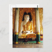 Große Buddha-Statue Postkarte (Vorne/Hinten)
