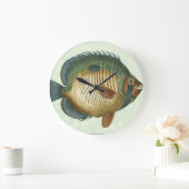 Große bunte Fische Große Wanduhr (Zuhause)