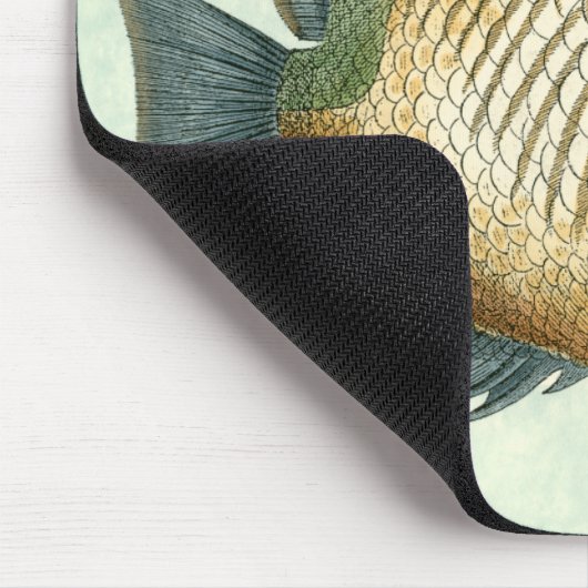 Große bunte Fische Mousepad (Ecke)