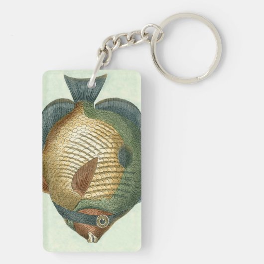 Große bunte Fische Schlüsselanhänger (Rückseite)